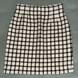 VINTAGE Ann Taylor Wool Mini Skirt